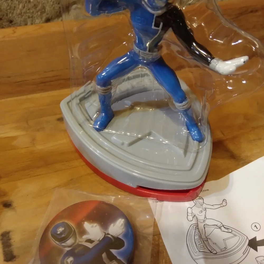 Vintage McDonald's Power Rangers pog launcher toys with pogs new sealed packages